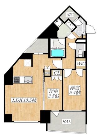 角部屋です！