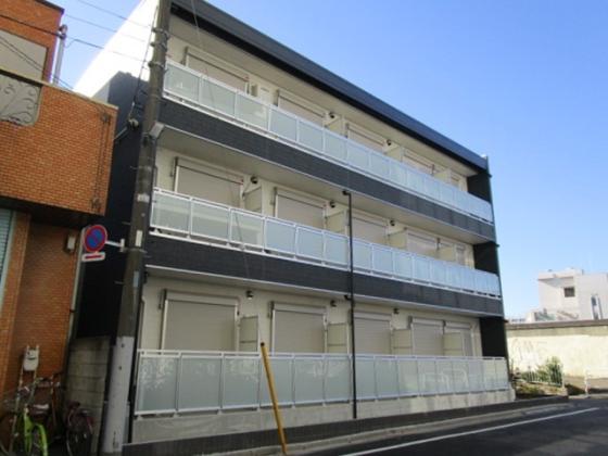 モダンなデザインの外観です。