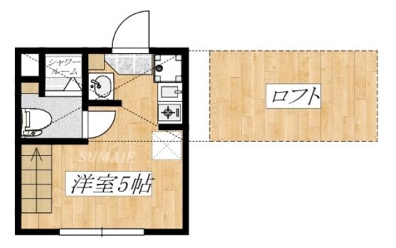 西向きです。