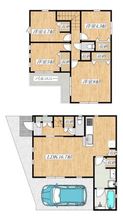 間取図です