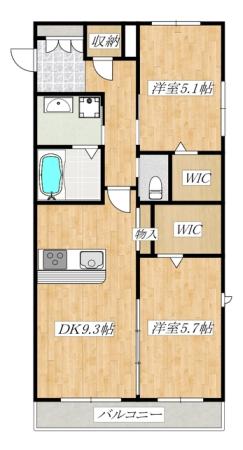 間取図です