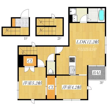 使いやすい間取りです☆