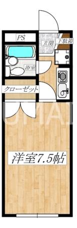 1K間取です