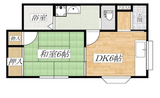 人気の1DK