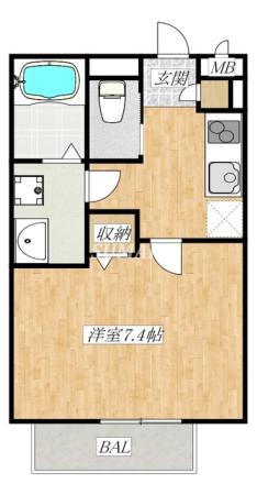 間取図です！