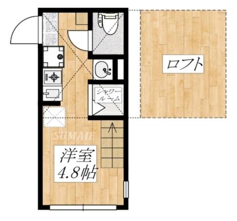 西向きです。