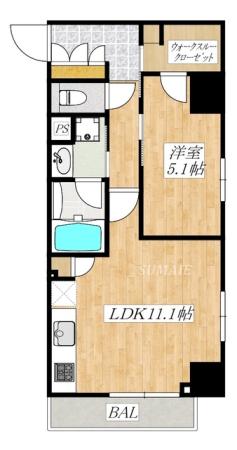 収納充実の１LDKです！