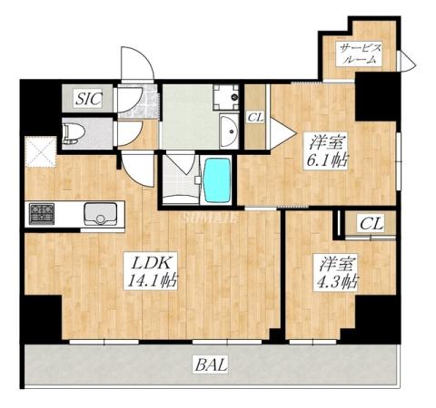 角部屋です☆