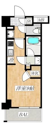 南東向きです。