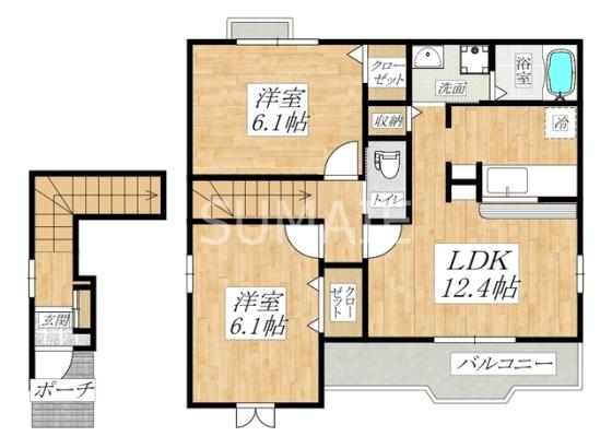 メゾネット2LDK☆彡